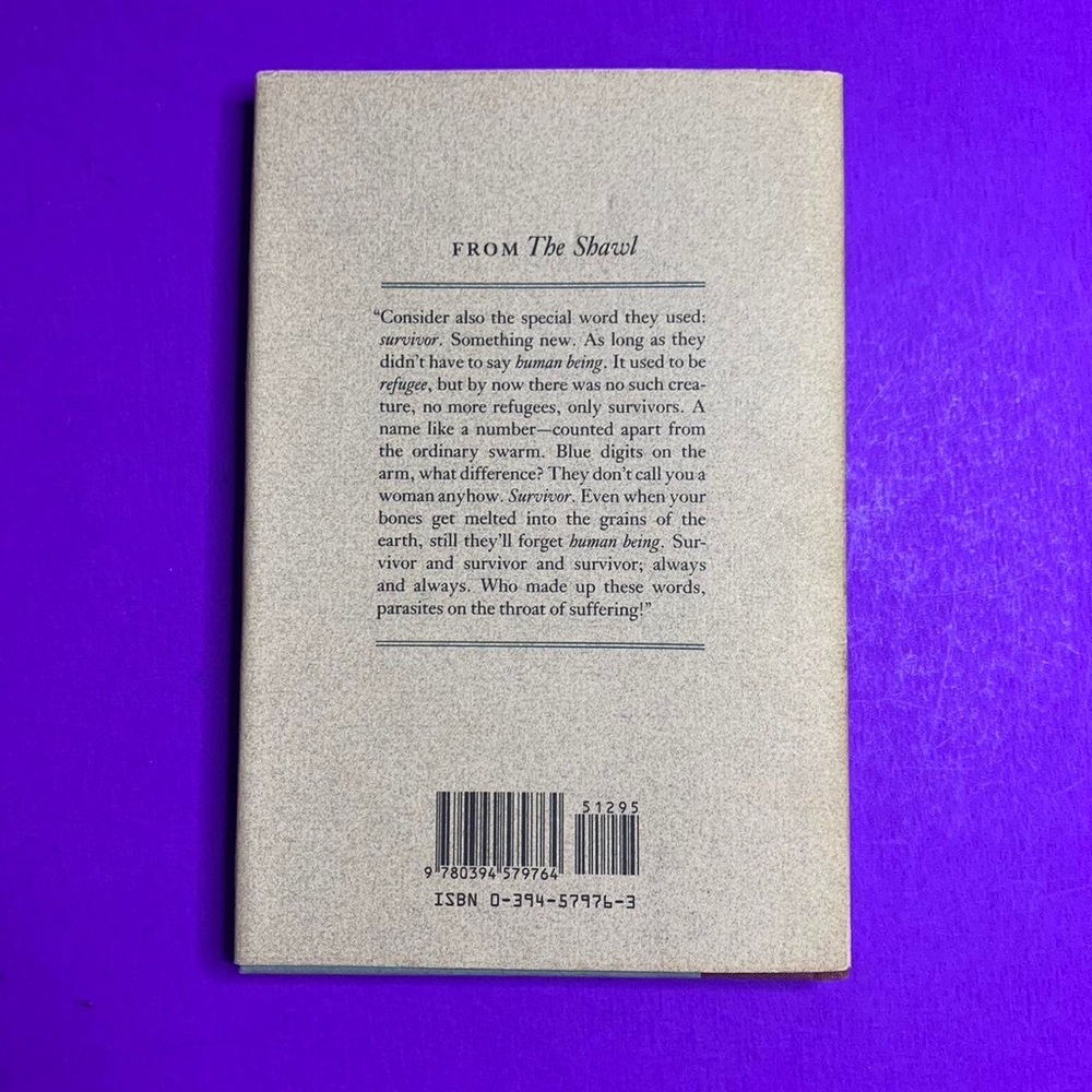 Cynthia Ozick “The Shawl” - Picture 8 of 8